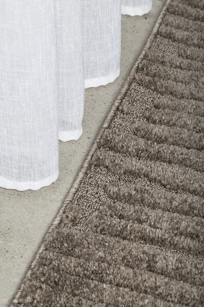 Haven Aliya Mocha Runner Rug