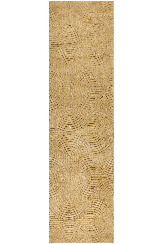 Haven Zina Gold Runner Rug
