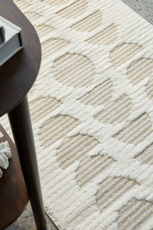 Marigold Lou Abstract Moon Beige Rug