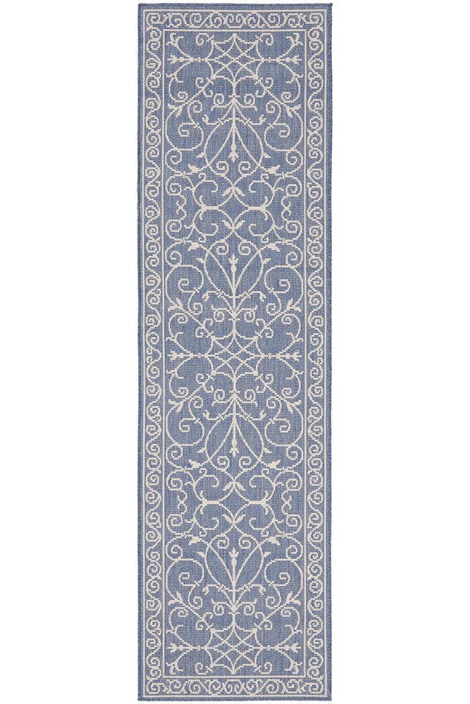 Newport Romy Blue Runner Rug