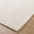 Abasco Ivory Knitted Wool Rug - Floorsome - Area Rug - ABAS508IVOR - Area Rug