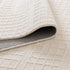 Abasco Ivory Knitted Wool Rug - Floorsome - Area Rug - ABAS508IVOR - Area Rug