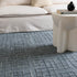 Abasco Steel Blue Knitted Wool Rug - Floorsome - Area Rug - ABAS508STEE - Area Rug