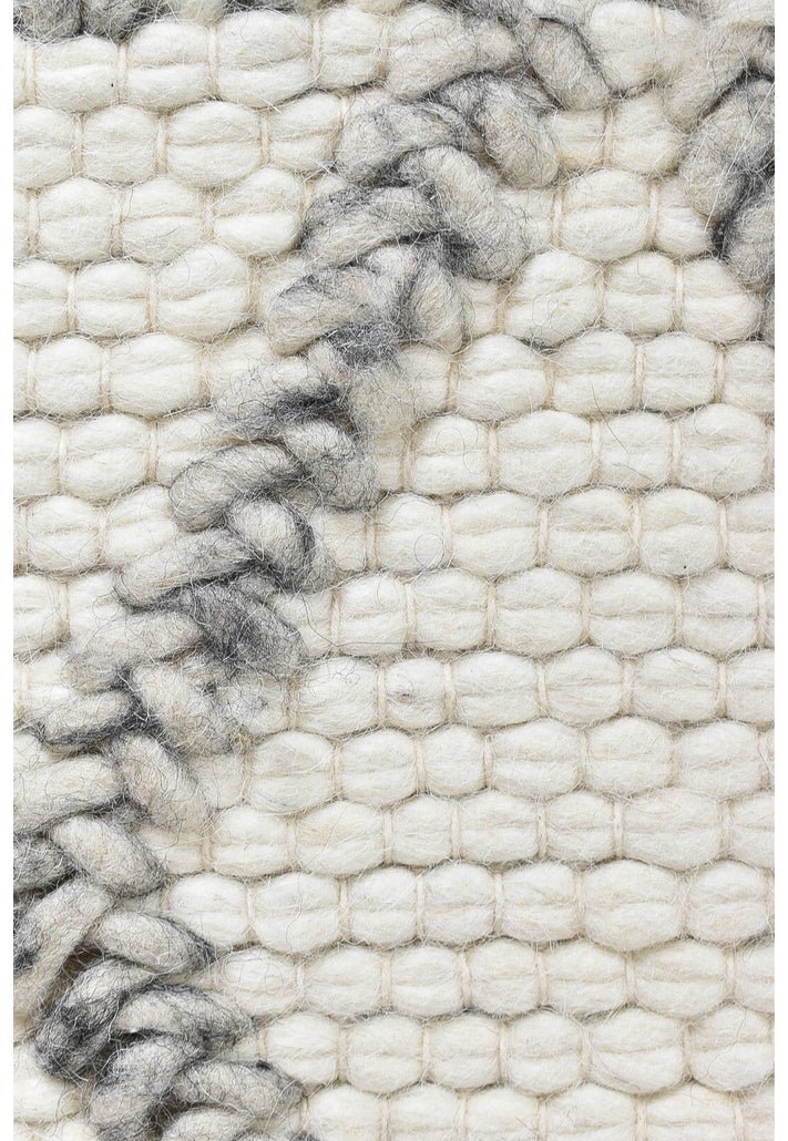 Acadian White Silver - Floorsome - FLATWEAVE - CATALINA - WHT - SIL - 160X230 - FLATWEAVE