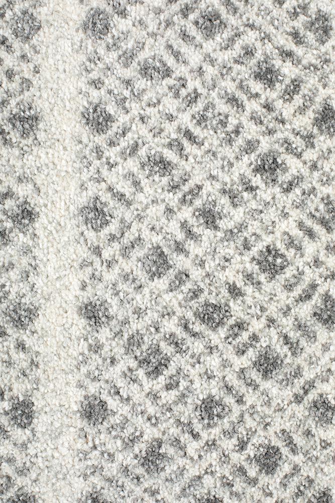 Adani Modern Tribal Design Grey Round Rug - Floorsome - Modern - MIR - 359 - GRY - 150X150 - Modern