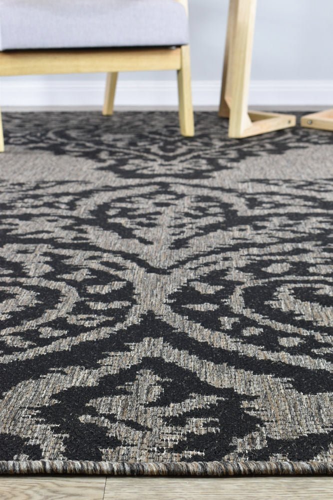 Alaska Brown Black Rug 5605 - J48H - Floorsome - INDOOR/OUTDOOR - LONG - 5605 - J48 - H - 50x80 - INDOOR/OUTDOOR