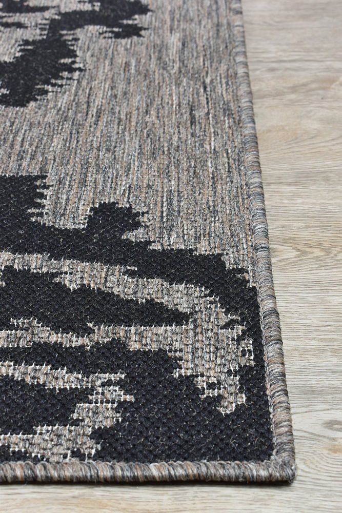 Alaska Brown Black Rug 5605 - J48H - Floorsome - INDOOR/OUTDOOR - LONG - 5605 - J48 - H - 50x80 - INDOOR/OUTDOOR