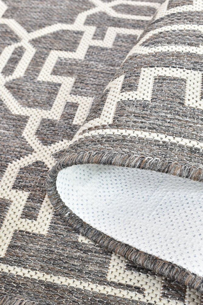 Alaska Brown Cream Rug 208 - W71E - Floorsome - INDOOR/OUTDOOR - LONG - 0208 - W71 - E - 50x80 - INDOOR/OUTDOOR