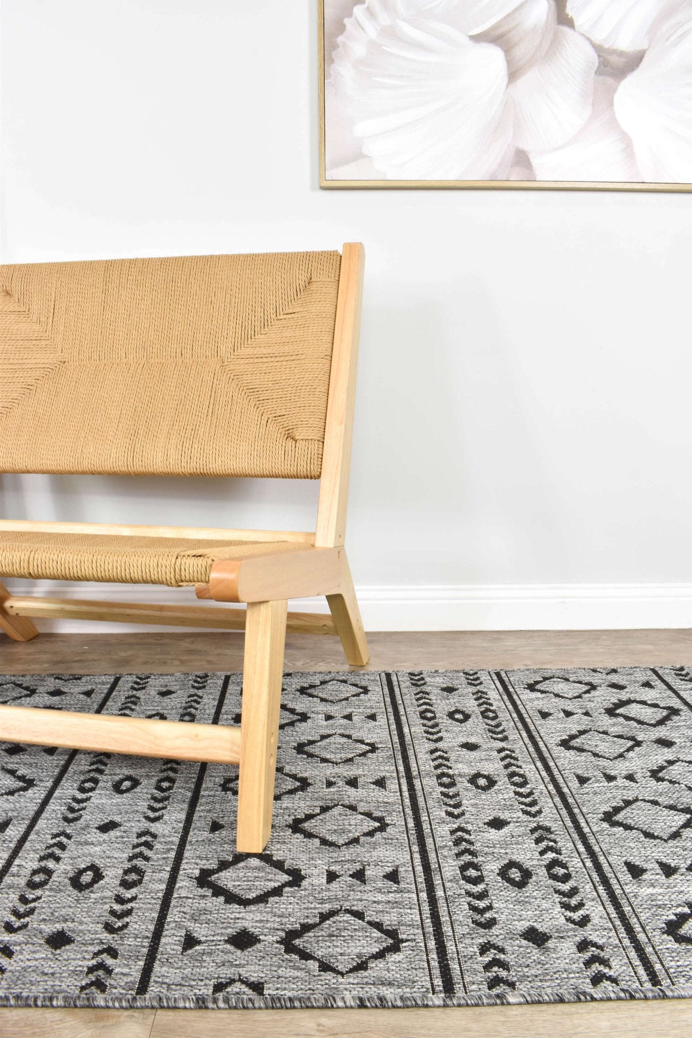 Alaska Dark Grey Rug 3333 - DM9E - Floorsome - INDOOR/OUTDOOR - LONG - 3333 - DM9E - 50x80 - INDOOR/OUTDOOR