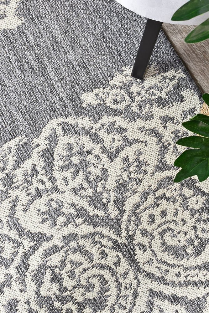 Alaska Grey Cream Rug 5605 - GU6E - Floorsome - INDOOR/OUTDOOR - LONG - 5605 - GU6 - E - 50x80 - INDOOR/OUTDOOR