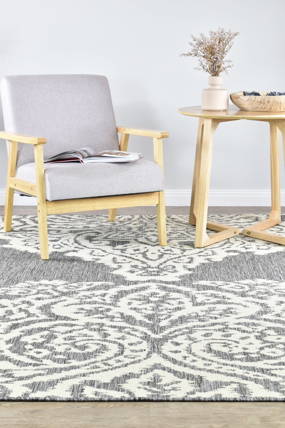 Alaska Grey Cream Rug 5605 - GU6E - Floorsome - INDOOR/OUTDOOR - LONG - 5605 - GU6 - E - 50x80 - INDOOR/OUTDOOR