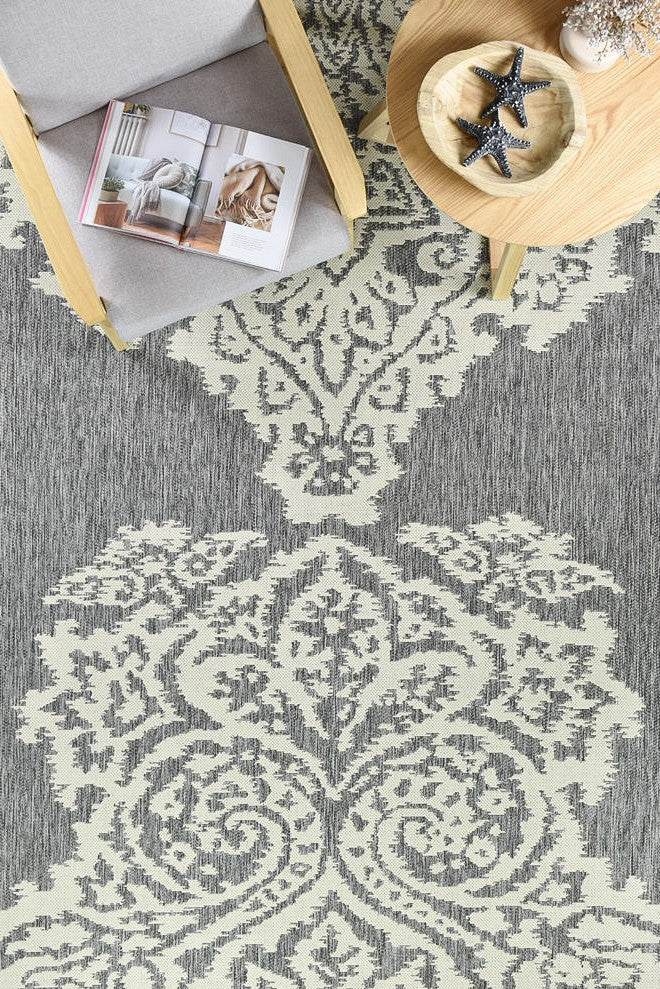 Alaska Grey Cream Rug 5605 - GU6E - Floorsome - INDOOR/OUTDOOR - LONG - 5605 - GU6 - E - 50x80 - INDOOR/OUTDOOR