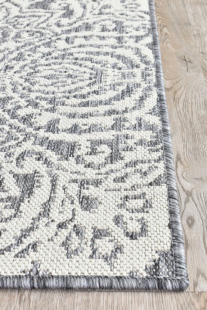 Alaska Grey Cream Rug 5605 - GU6E - Floorsome - INDOOR/OUTDOOR - LONG - 5605 - GU6 - E - 50x80 - INDOOR/OUTDOOR