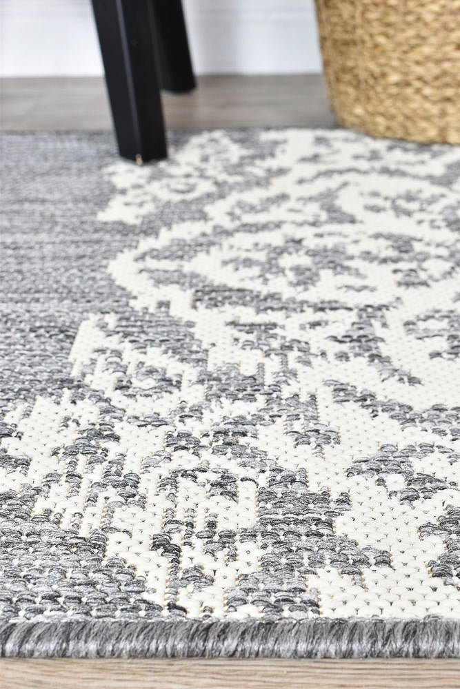 Alaska Grey Cream Rug 5605 - GU6E - Floorsome - INDOOR/OUTDOOR - LONG - 5605 - GU6 - E - 50x80 - INDOOR/OUTDOOR