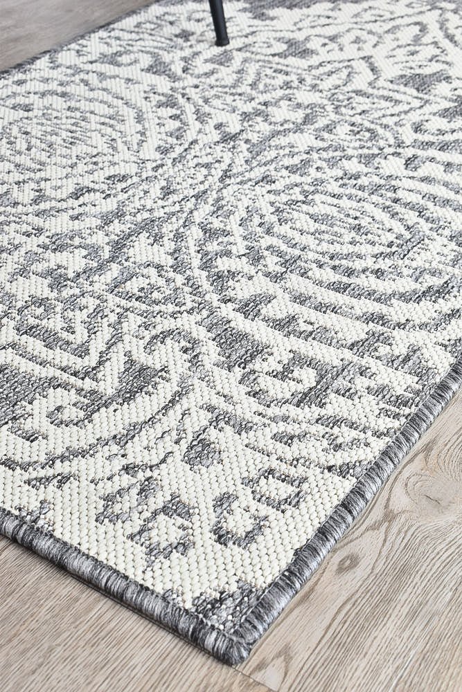 Alaska Grey Cream Rug 5605 - GU6E - Floorsome - INDOOR/OUTDOOR - LONG - 5605 - GU6 - E - 50x80 - INDOOR/OUTDOOR