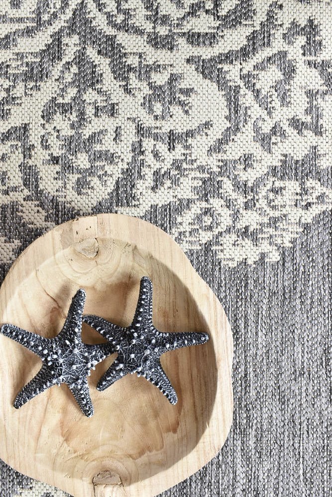 Alaska Grey Cream Rug 5605 - GU6E - Floorsome - INDOOR/OUTDOOR - LONG - 5605 - GU6 - E - 50x80 - INDOOR/OUTDOOR