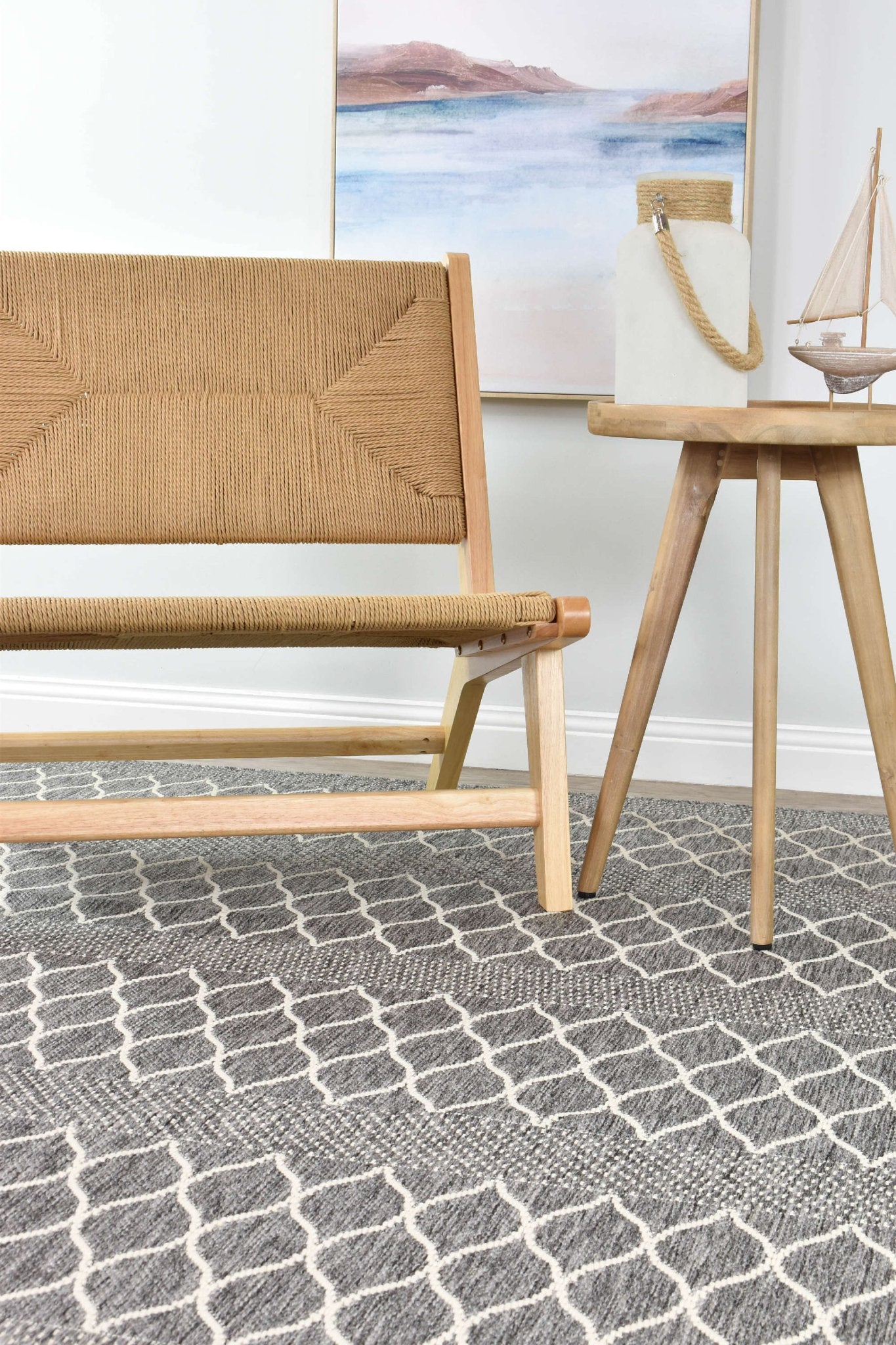 Alaska Grey Rug 6826 - GU6E - Floorsome - INDOOR/OUTDOOR - LONG - 6826 - GU6 - E - 50x80 - INDOOR/OUTDOOR