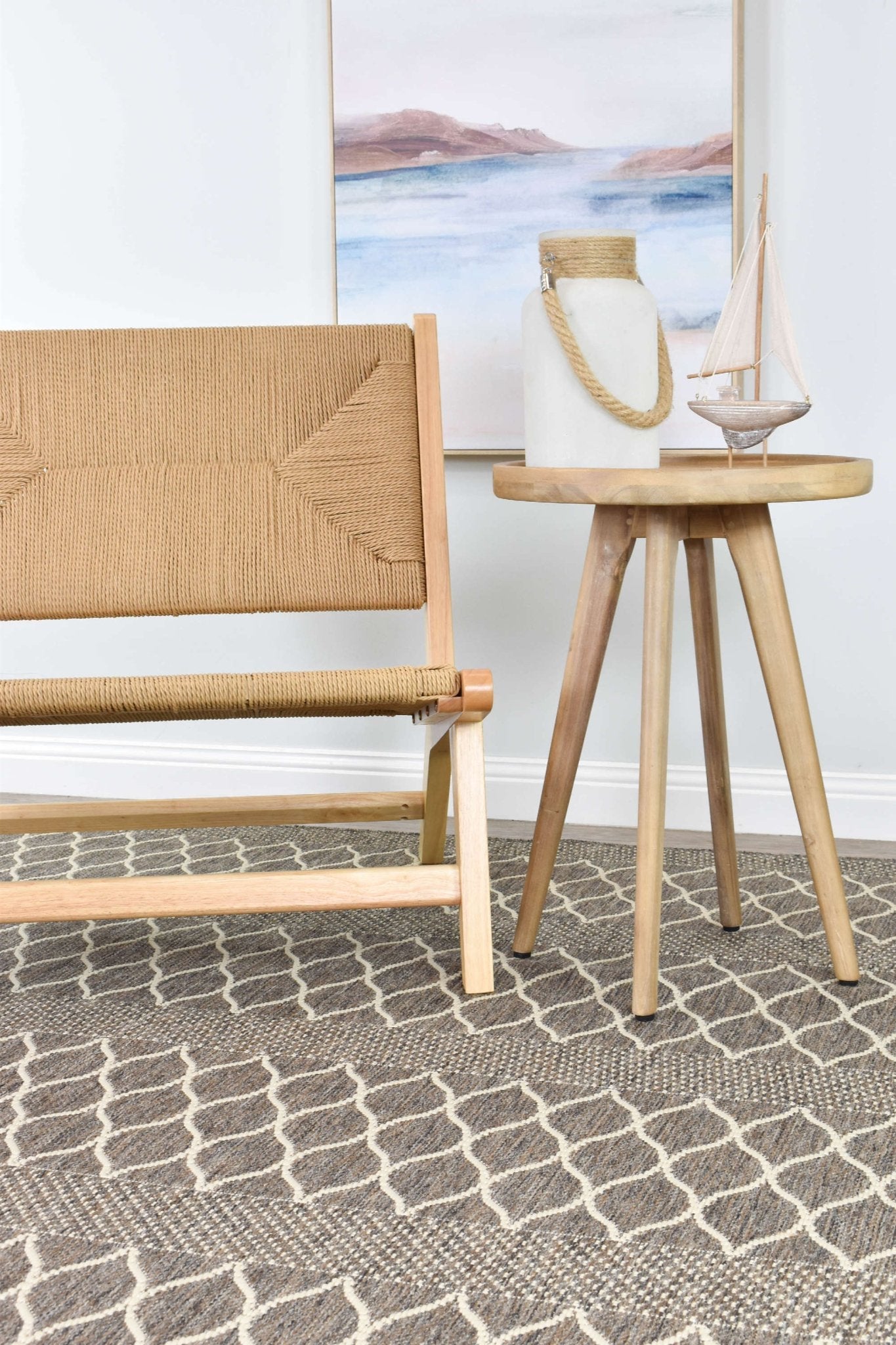 Alaska Grey Rug 6826 - W71E - Floorsome - INDOOR/OUTDOOR - LONG - 6826 - W71 - E - 50x80 - INDOOR/OUTDOOR