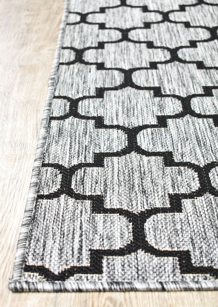 Alaska Grey Rug 968 - DM9E - Floorsome - INDOOR/OUTDOOR - LONG - 0968 - DM9 - E - 50x80 - INDOOR/OUTDOOR
