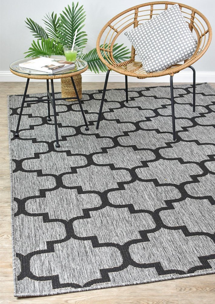 Alaska Grey Rug 968 - DM9E - Floorsome - INDOOR/OUTDOOR - LONG - 0968 - DM9 - E - 50x80 - INDOOR/OUTDOOR