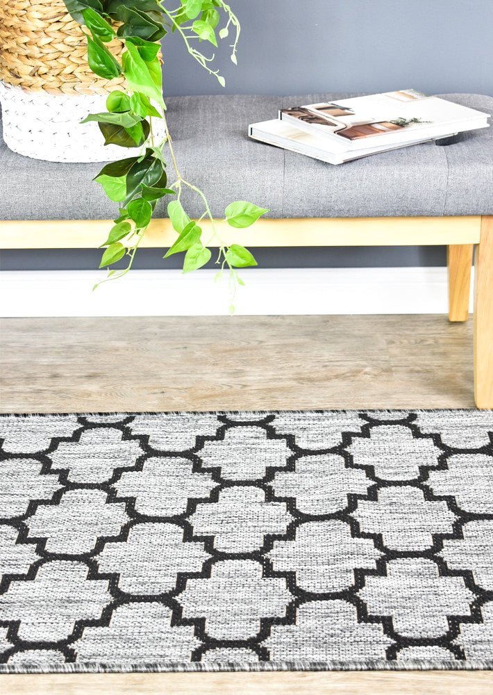 Alaska Grey Rug 968 - DM9E - Floorsome - INDOOR/OUTDOOR - LONG - 0968 - DM9 - E - 50x80 - INDOOR/OUTDOOR