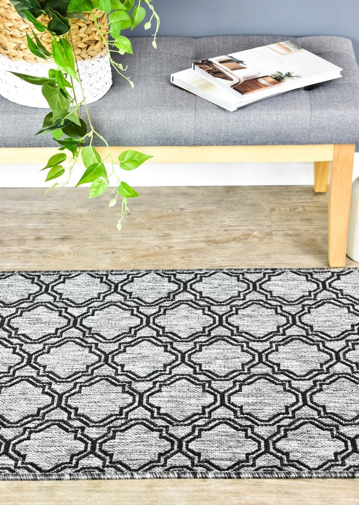 Alaska Grey Rug 9892 - DM9E - Floorsome - INDOOR/OUTDOOR - LONG - 9892 - DM9 - E - 50x80 - INDOOR/OUTDOOR