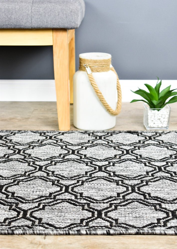 Alaska Grey Rug 9892 - DM9E - Floorsome - INDOOR/OUTDOOR - LONG - 9892 - DM9 - E - 50x80 - INDOOR/OUTDOOR