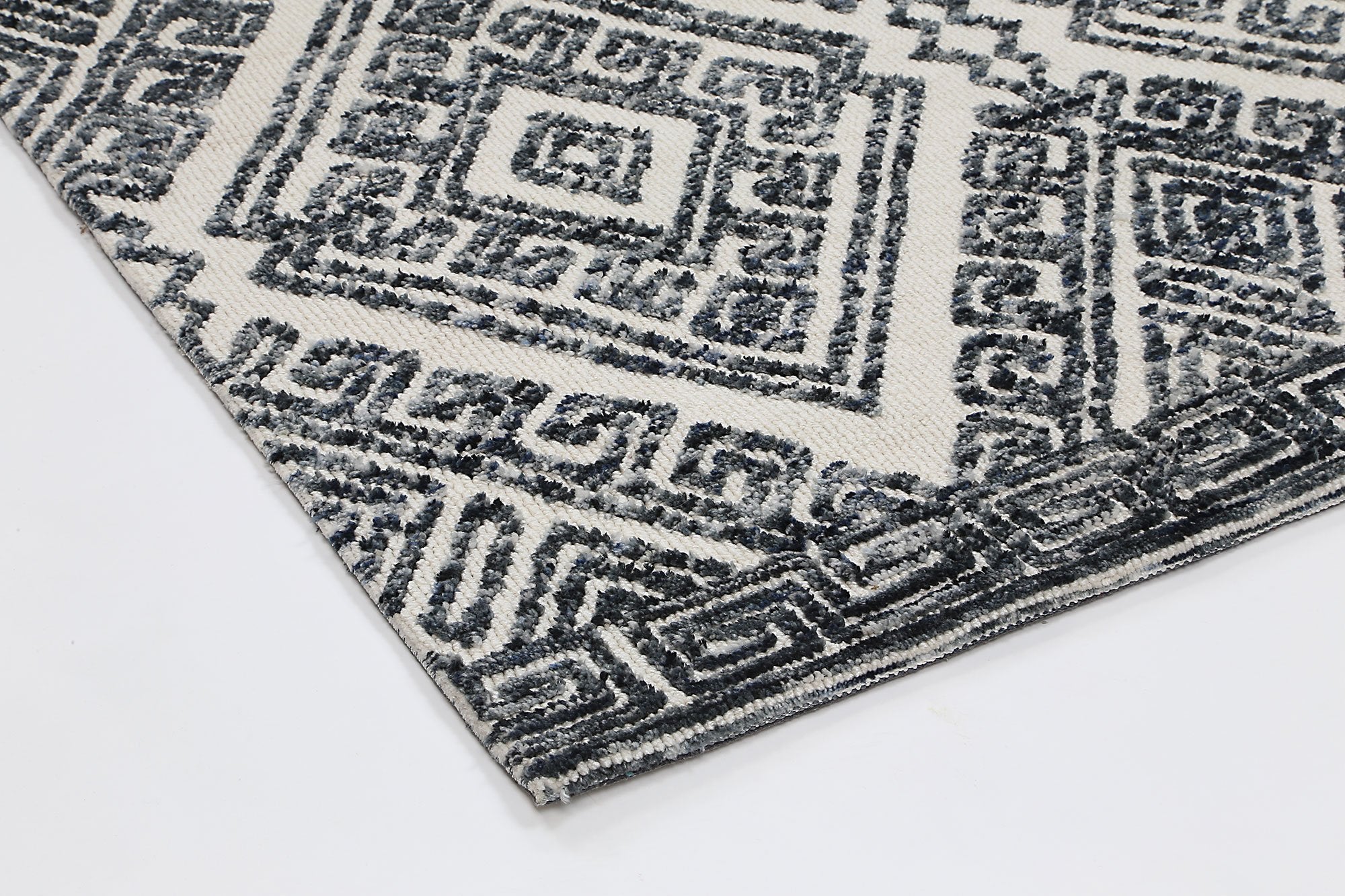 Alayah Diamond Anthracite Rug - Floorsome - Rug - AMRI160GLENANTH - Rug