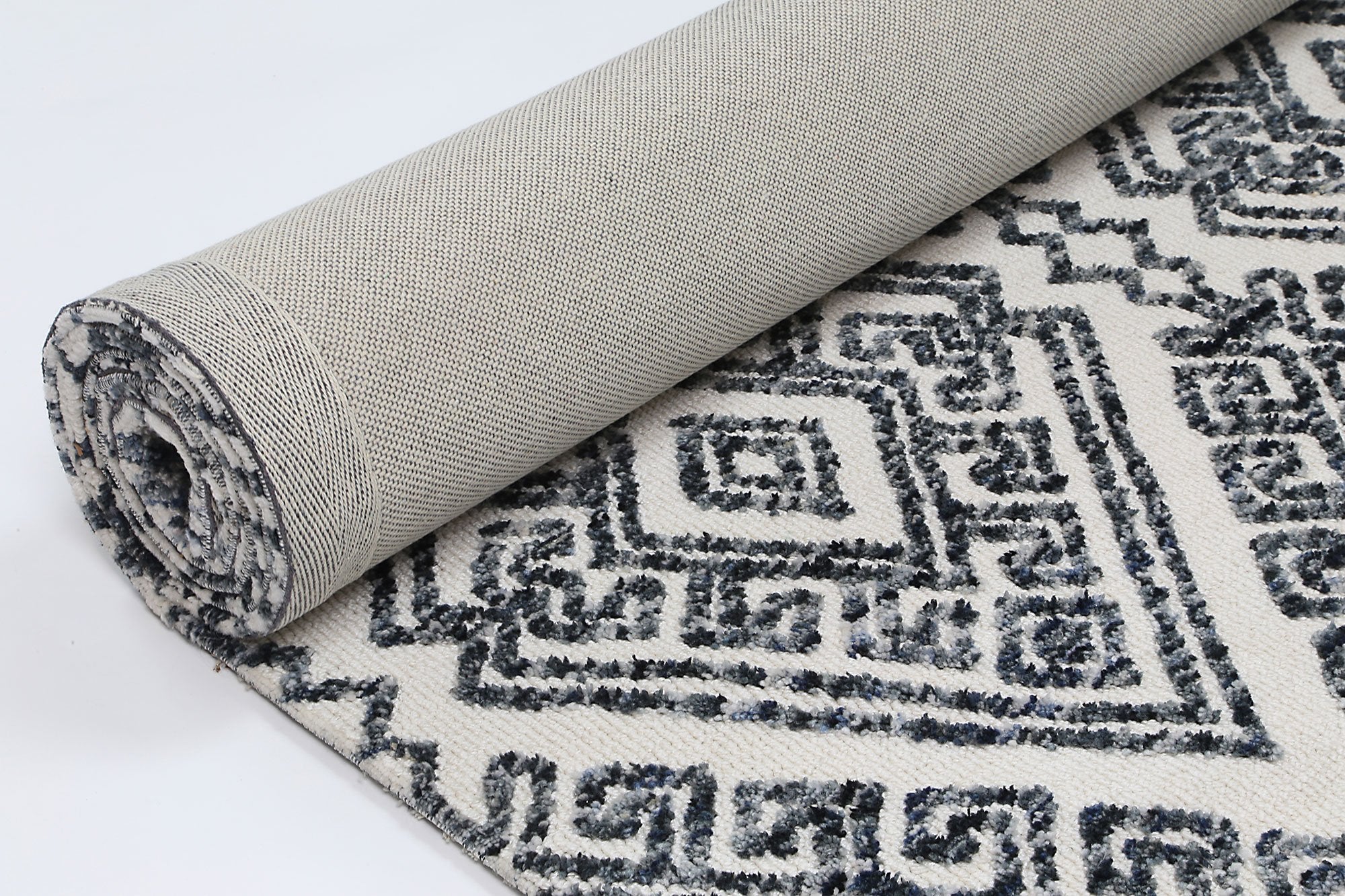Alayah Diamond Anthracite Rug - Floorsome - Rug - AMRI160GLENANTH - Rug