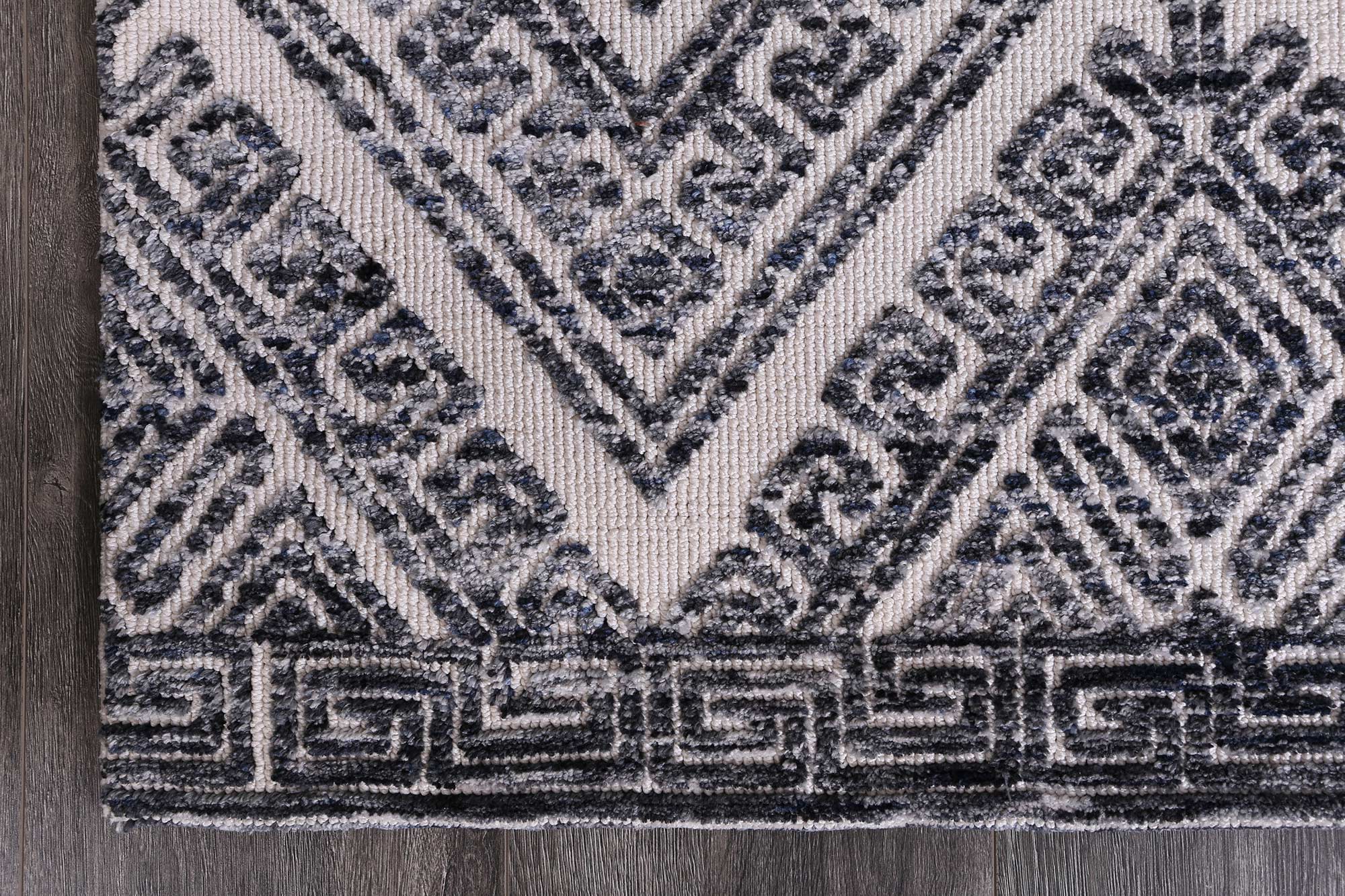 Alayah Diamond Anthracite Rug - Floorsome - Rug - AMRI160GLENANTH - Rug