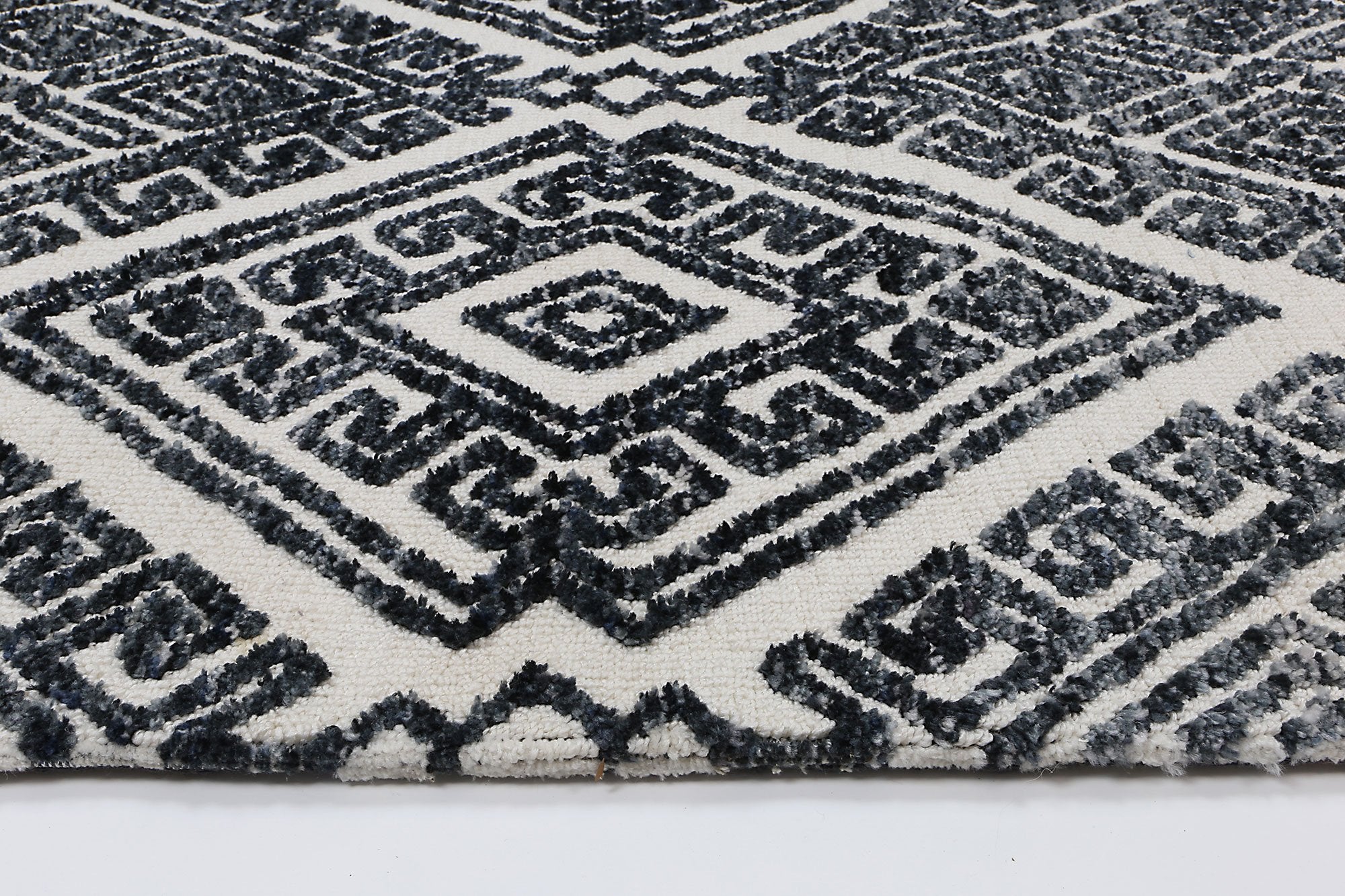 Alayah Diamond Anthracite Rug - Floorsome - Rug - AMRI160GLENANTH - Rug
