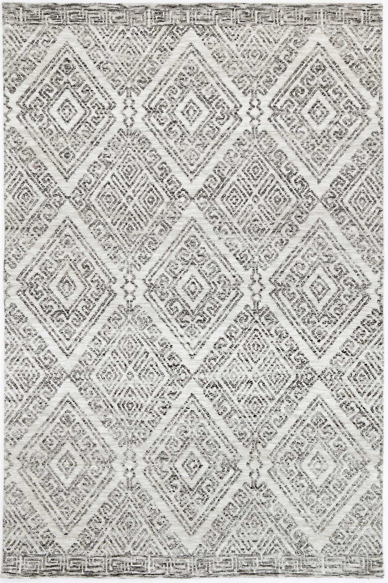 Alayah Diamond Grey Rug - Floorsome - Rug - AMRI160GLENGREY - Rug