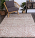 Alayah Rust Flower Rug - Floorsome - Rug - AMRI160NEWBRUST - Rug
