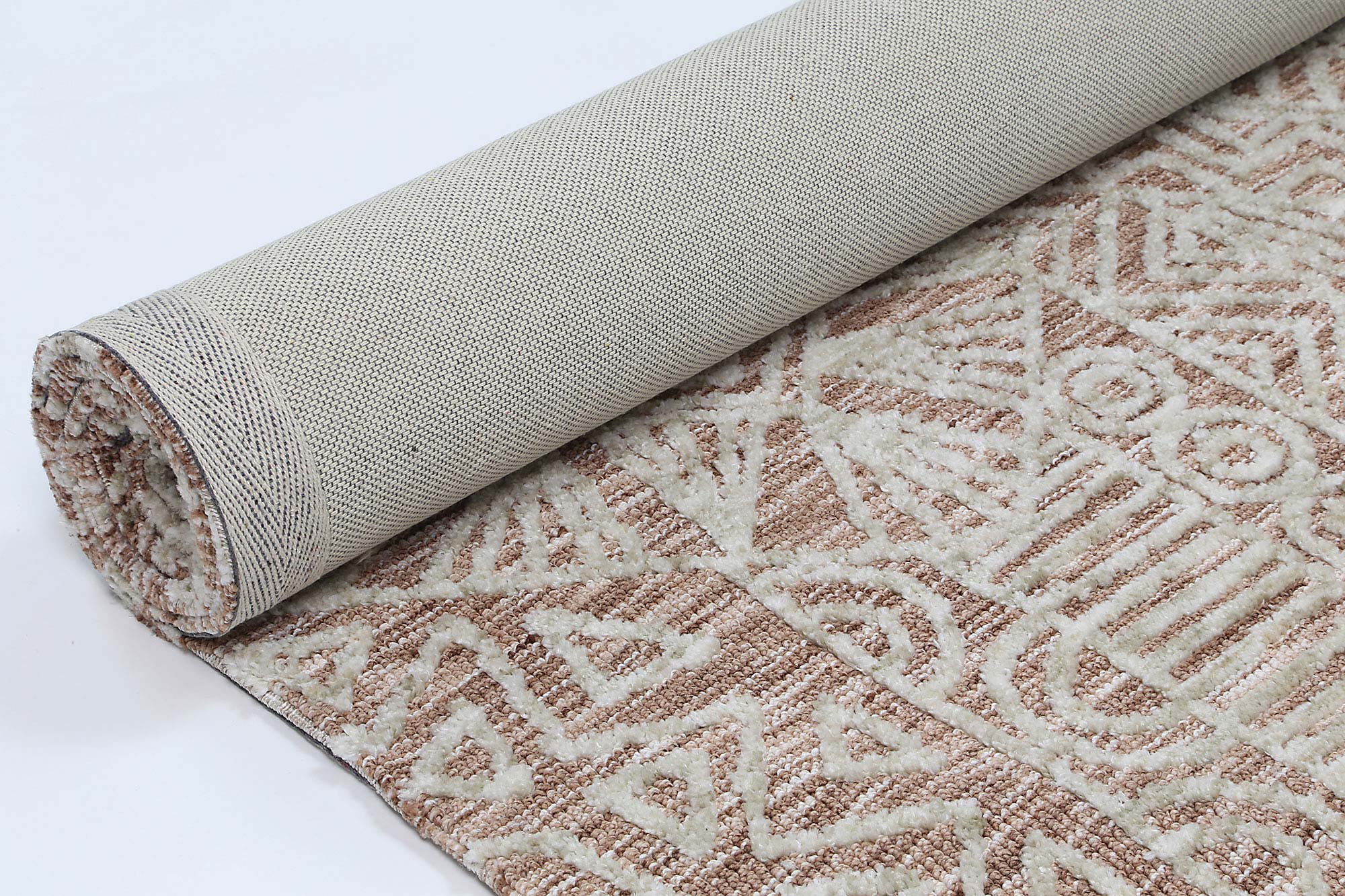 Alayah Rust Flower Rug - Floorsome - Rug - AMRI160NEWBRUST - Rug
