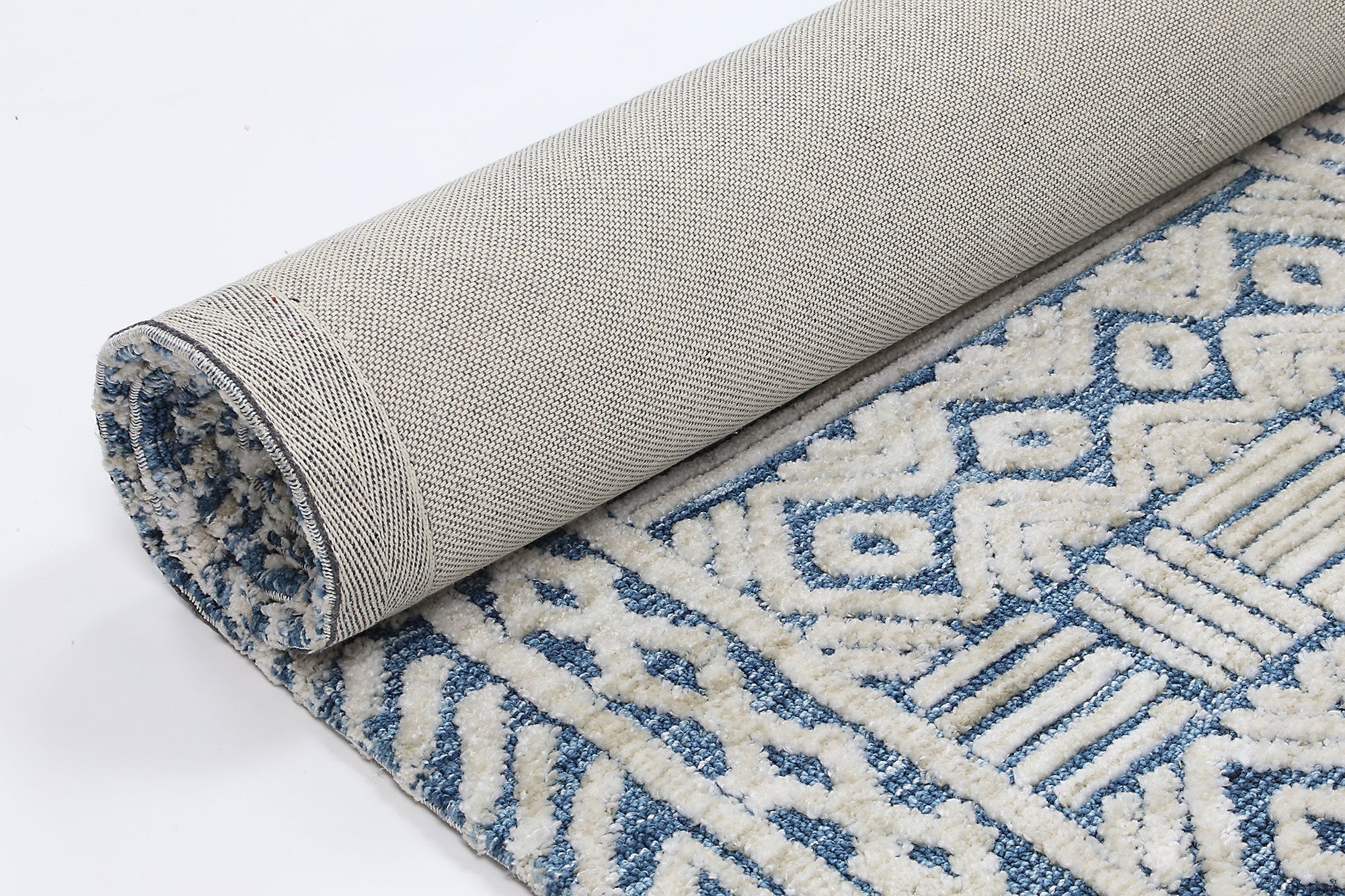 Alayah Tribal Blue Rug - Floorsome - Rug - AMRI160GLENBLUE - Rug