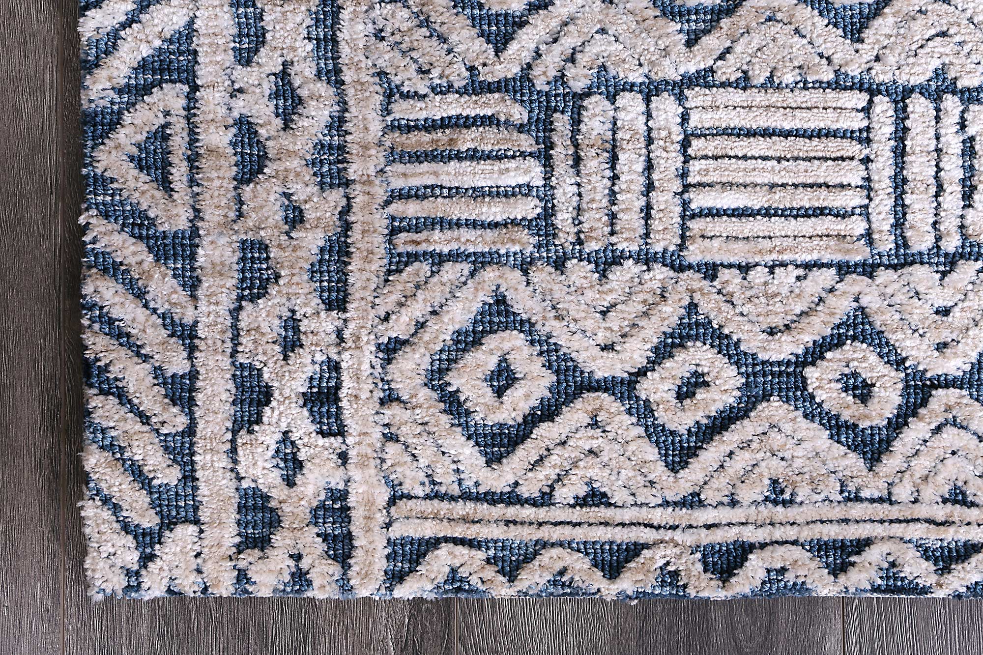Alayah Tribal Blue Rug - Floorsome - Rug - AMRI160GLENBLUE - Rug