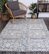 Alayah Tribal Blue Rug - Floorsome - Rug - AMRI160GLENBLUE - Rug