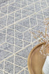 Albona Blue White Wool Rug - Floorsome - FLATWEAVE - LAB - LAB - 01 - 160X230 - FLATWEAVE