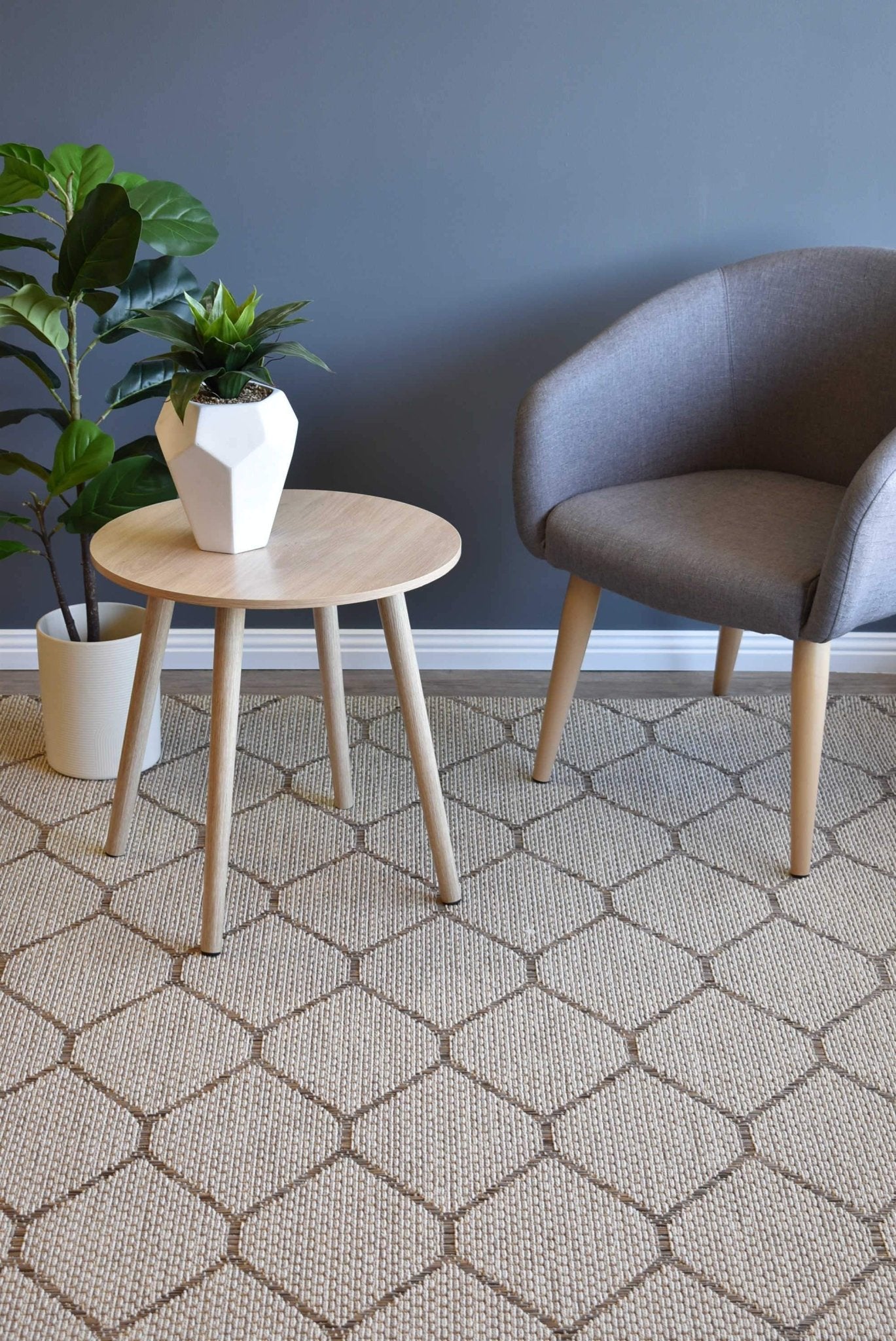 Alfresco Beige Cream Indoor Outdoor Rug - Floorsome - INDOOR/OUTDOOR - SUM - 46212651 - 80x150 - INDOOR/OUTDOOR