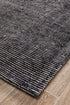Allure Black Cotton Rayon Rug - Floorsome - Modern - ALU - BLACK - 225X155 - Modern
