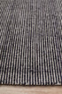 Allure Black Cotton Rayon Rug - Floorsome - Modern - ALU - BLACK - 225X155 - Modern