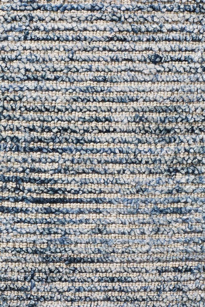 Allure Indigo Cotton Rayon Rug - Floorsome - Modern - ALU - INDIGO - 225X155 - Modern