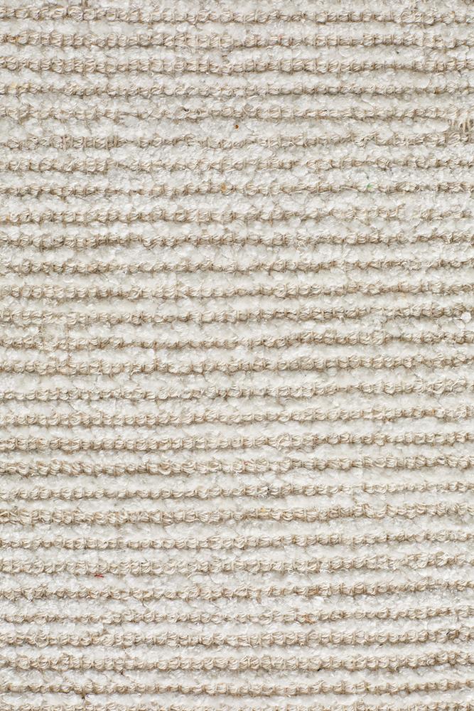 Allure Ivory Cotton Rayon Rug - Floorsome - Modern - ALU - IVORY - 225X155 - Modern