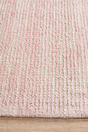 Allure Rose Cotton Rayon Rug - Floorsome - Modern