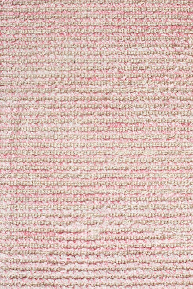 Allure Rose Cotton Rayon Rug - Floorsome - Modern - ALU - ROSE - 225X155 - Modern