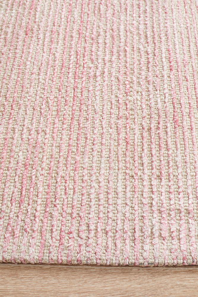 Allure Rose Cotton Rayon Rug - Floorsome - Modern - ALU - ROSE - 225X155 - Modern