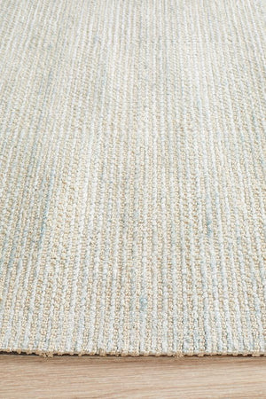 Allure Sky Cotton Rayon Rug - Floorsome - Modern