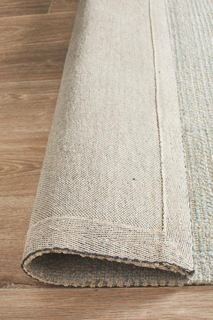 Allure Sky Cotton Rayon Rug - Floorsome - Modern