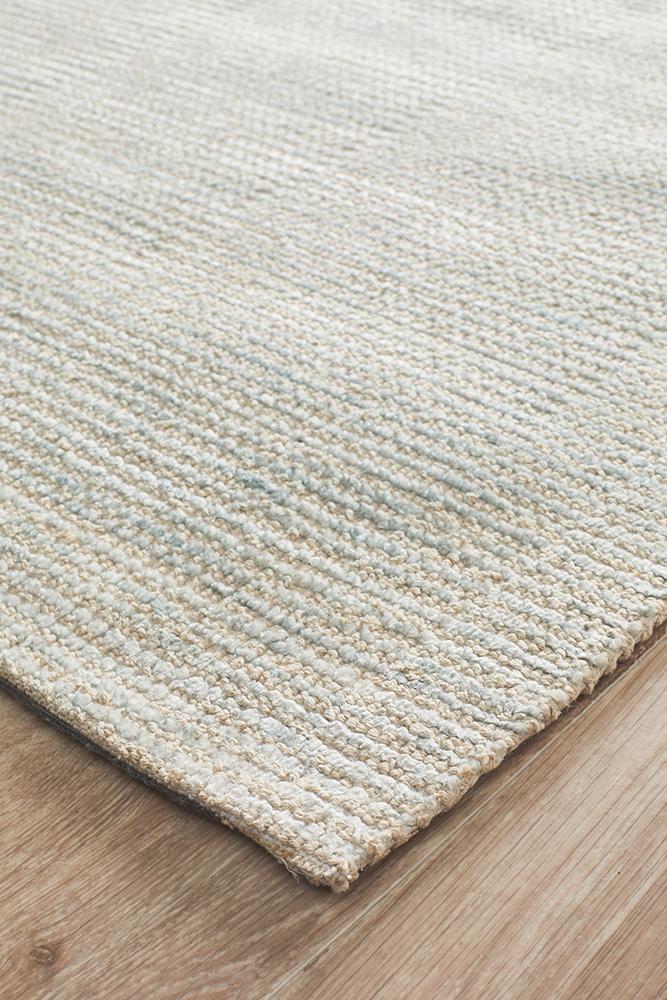 Allure Sky Cotton Rayon Rug - Floorsome - Modern - ALU - SKY - 225X155 - Modern
