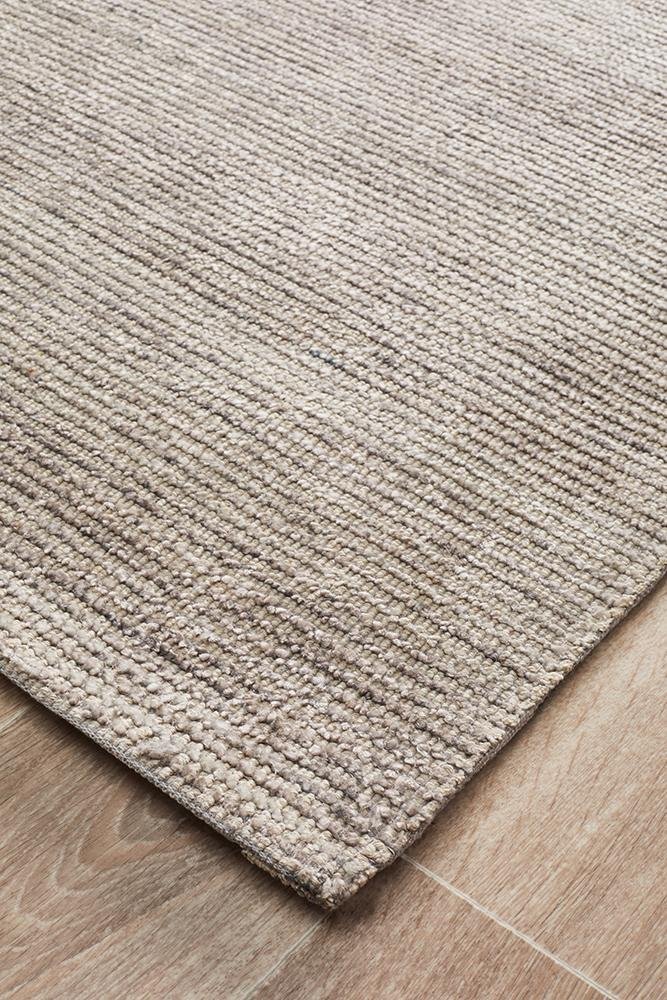 Allure Stone Cotton Rayon Rug - Floorsome - Modern - ALU - STONE - 225X155 - Modern